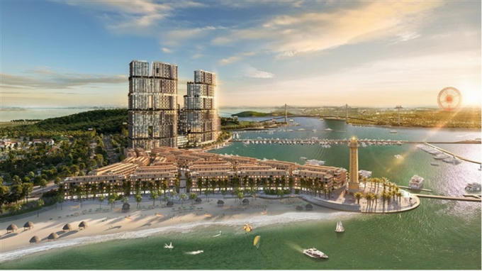 Tổ hợp bất động sản giải trí Sun Marina tại Hạ Long, Quảng Ninh. Ảnh minh họa