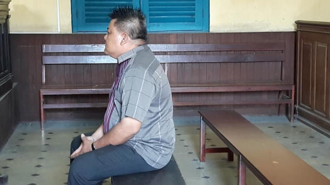 Bị cáo Lộc tại phiên tòa.