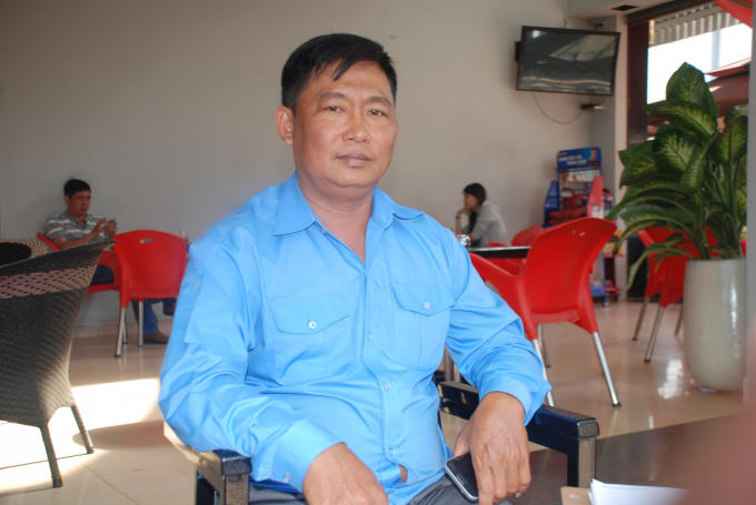 Ông Vũ Bá Trung đã nhiều lần hiến máu cứu người.