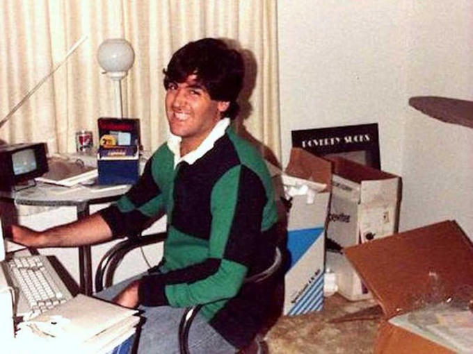 Chân dung Mark Cuban thuở hàn vi.