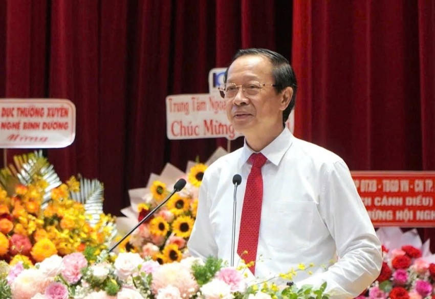 Thứ trưởng Bộ GD&ĐT Phạm Ngọc Thưởng phát biểu tại Hội nghị (Ảnh Bộ GD&ĐT).
