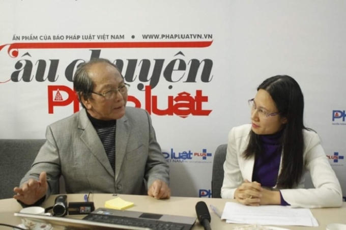 Nhà Báo Trần Mỹ gặp gỡ phóng viên báo Pháp luật Plus ngày 22/12
