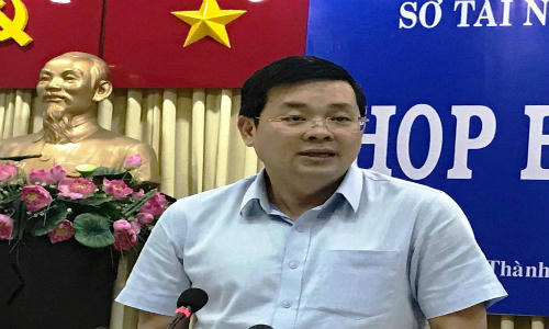 Ông Nguyễn Toàn Thắng phát biểu tại cuộc họp. Ảnh: Hoài Nhơn