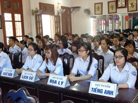 Kỳ thi chọn học sinh giỏi quốc gia THPT năm 2016 có 12 môn thi.