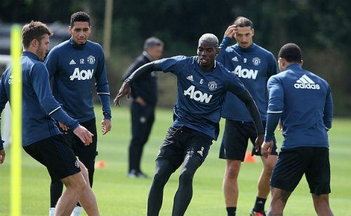 Pogba sẽ có trận đấu đầu tiên cho MU vào đêm nay.