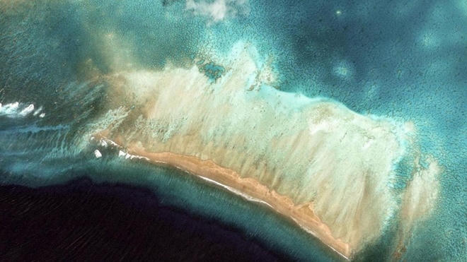 Quốc đảo Kiribati, Thái Bình Dương có 33 đảo san hô vòng.