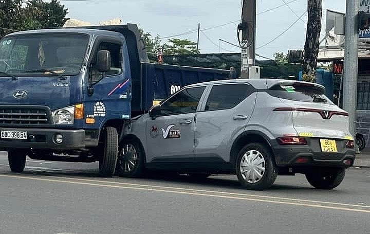 Hiện trường vụ tai nạn.