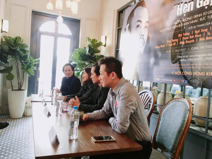 Họp báo liveshow "Trần Lập - Hẹn gặp lại"(Ảnh: FB Ngoc Mai Nguyen).