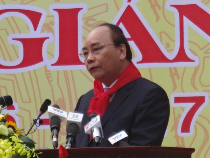 Phát biểu tại buổi lễ khai giảng, Thủ tướng Nguyễn Xuân Phúc cho biết: "Môi trường hội nhập cộng đồng của trường Nguyễn Đình Chiểu rất đáng trân trọng, có ý nghĩa, nhất là đối với một đất nước có trên hai triệu người khiếm thị như Việt Nam, để người khuyết tật không chỉ là đối tượng chính sách, mà còn là lực lượng góp phần vào công cuộc phát triển đất nước".              Thủ tướng Nguyễn Xuân Phúc đã đánh trống khai giảng năm học mới.
