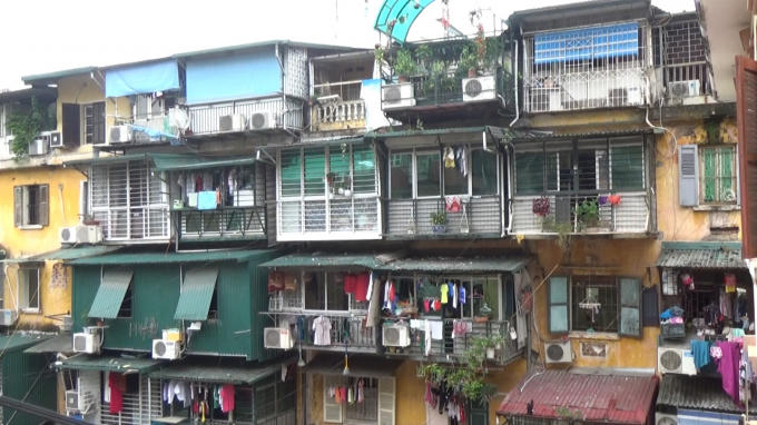 Nhiều dự án chung cư cũ tại quận Hoàn kiếm đc cải tạo.