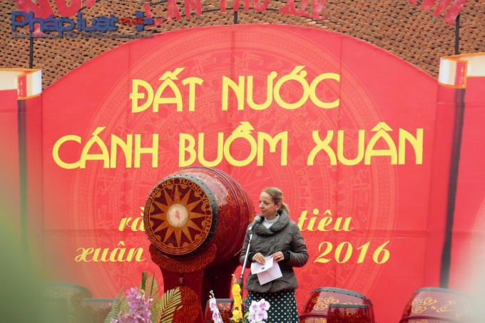 Nhiều bạn bè quốc tế tham gia ngày hội. (Ảnh: Đức Biên)