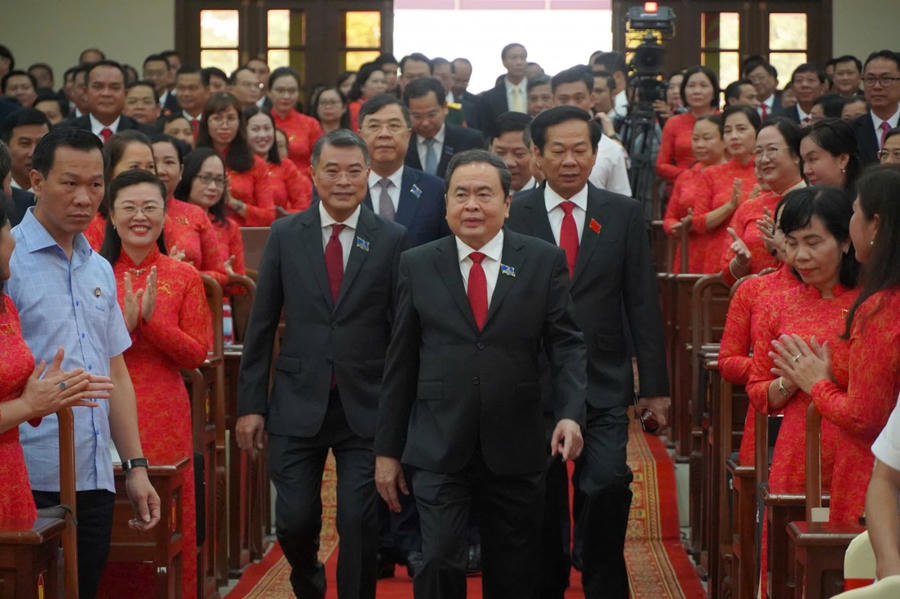 Chủ tịch Quốc hội Trần Thanh Mẫn tham dự Đại hội