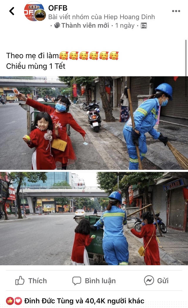 Hình ảnh được chia sẻ trên mạng xã hội nhanh chóng được lan tỏa một cách chóng mặt với hàng trăm nghìn lượt like và chia sẻ.