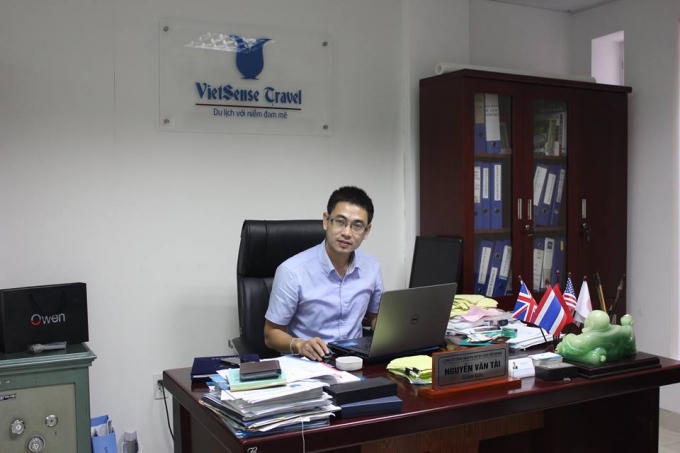 Ông Nguyễn Văn Tài, Giám đốc Công ty du lịch Vietsense (Ảnh: Thanh Huyền)