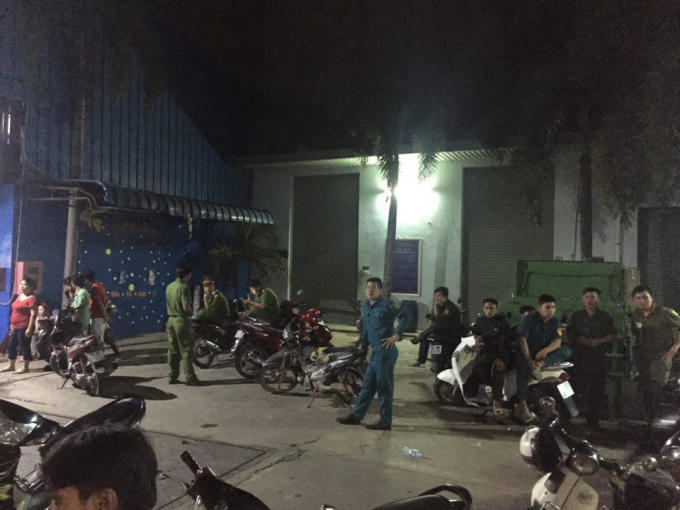 Hiện trường vụ việc.