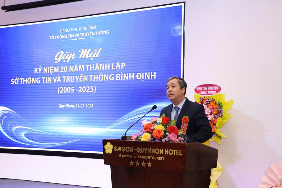 Ông Ngô Đông Hải, Ủy viên Ban chấp hành Trung ương Đảng, Phó Trưởng ban Ban Tuyên giáo và Dân vận Trung ương chia sẻ tại lễ kỷ niệm