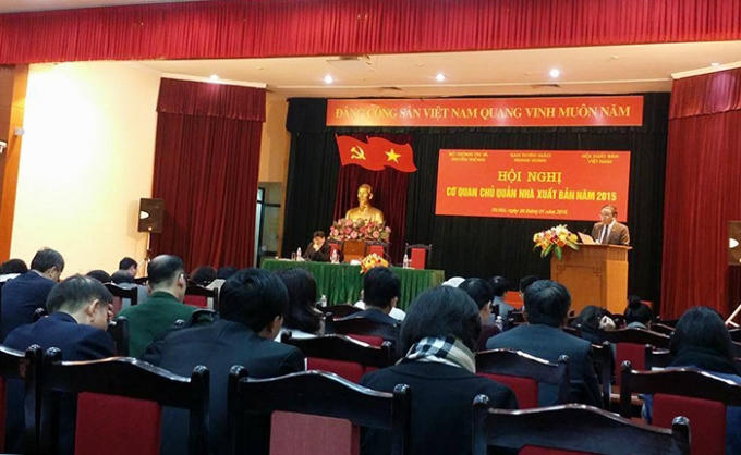 Hội nghị nêu, hiện nay nhiều NXB gặp khó khăn và phải xin xóa nợ hoặc đi thuê trụ sợ nhưng không có khả năng chi trả tài chính.
