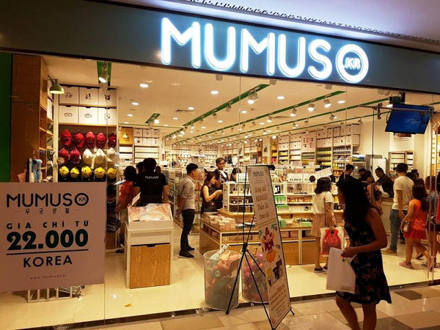 Một cửa hàng Mumuso tại Hà Nội.