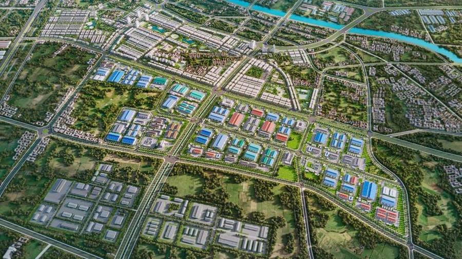 Phối cảnh Khu công nghiệp Taseco Đồng Văn 3.