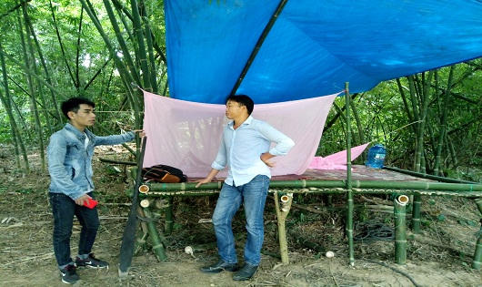 Dựng lán trại để ngăn chặn nạn “cát tặc”