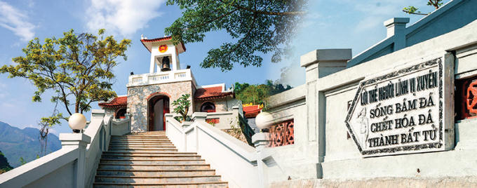 Đài hương tưởng niệm chiến trường Vị Xuyên, tỉnh Hà Giang.