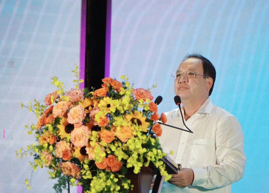 Ông Nguyễn Thanh Phong - Phó chủ tịch UBND tỉnh Kiên Giang phát biểu tại lễ khai mạc