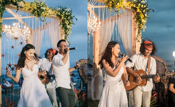 Như Quỳnh "quẩy" tưng bừng trong ngày hạnh phúc.