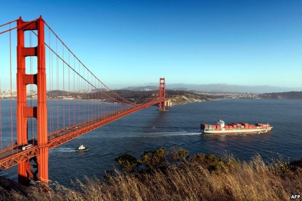 Cầu Cổng Vàng ở San Francisco. (Ảnh: Carol M. Highsmith)