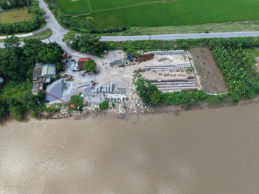 Hiện trạng sau vi phạm khi chính quyền kiên quyết vào cuộc xử lý.