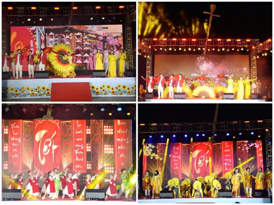 Nhiều tiết mục nghệ thuật đặc sắc chào mừng năm mới 2026.