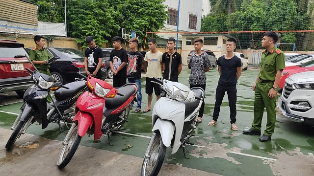Các đối tượng tại cơ quan điều tra trước đó.