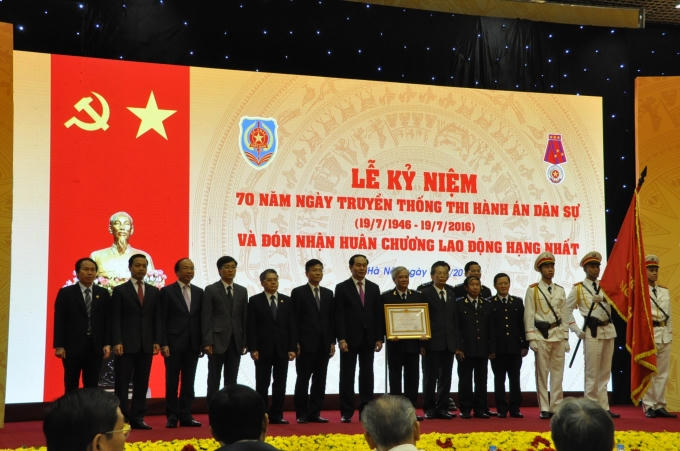 Bộ Tư pháp long trọng tổ chức Lễ Kỷ niệm 70 năm Ngày truyền thống Thi hành án dân sự