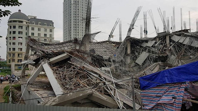 Hiện trường vụ việc.