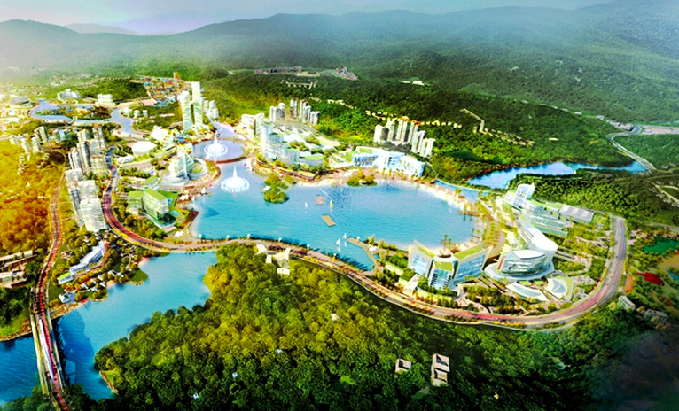 Phối cảnh Khu kinh tế Vân Đồn. Ảnh: Cổng TTĐT tỉnh Quảng Ninh