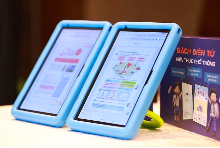 Việc biên soạn SGK điện tử góp phần tạo ra nguồn học liệu số phong phú gắn với điều kiện cụ thể của Việt Nam và phù hợp với xu thế giáo dục tiên tiến trên thế giới (Ảnh minh họa, nguồn: KT)