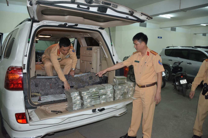 Tang vật thu giữ tại cơ quan chức năng.