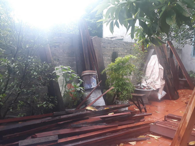 Tường rào vẫn đang được giữ nguyên.