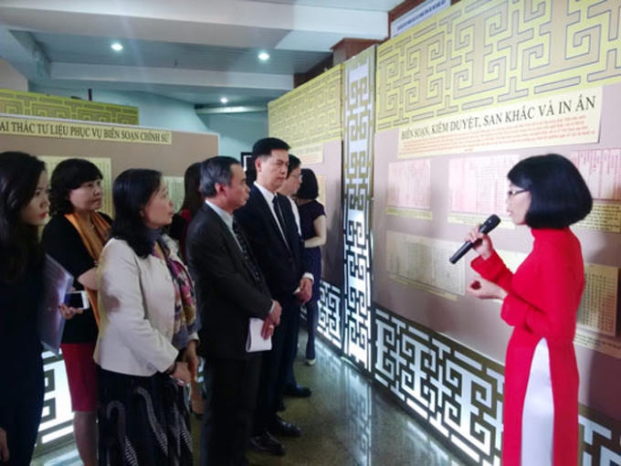 Triển lãm lần này là cơ hội để người xem có thể tiếp cận nội dung Mộc bản quý giá đã được UNESCO công nhận là di sản văn hóa thế giới