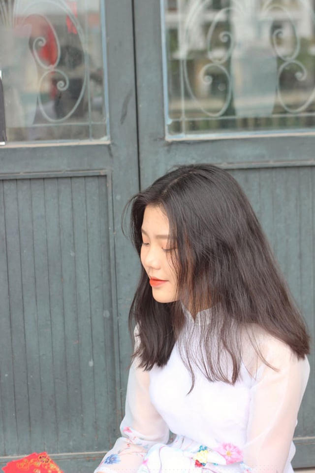 Khánh Linh - nữ sinh xinh đẹp và dí dỏm