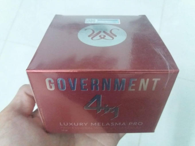 Sản phẩm kem dưỡng trắng – trị nám tàn nhang đồi mồi – tái tạo da Government 4in1 của Công ty Như Minh Tú.
