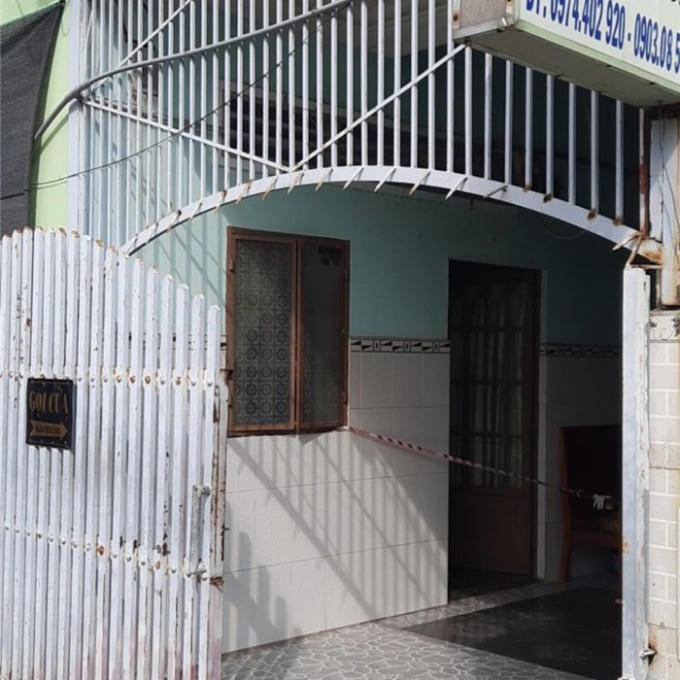 Căn nhà trọ nơi xảy ra vụ việc