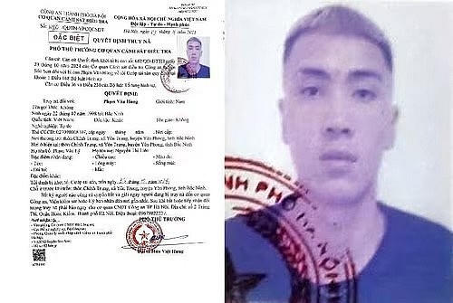 Quyết định truy nã Phạm Văn Hùng về tội “Cướp tài sản”.