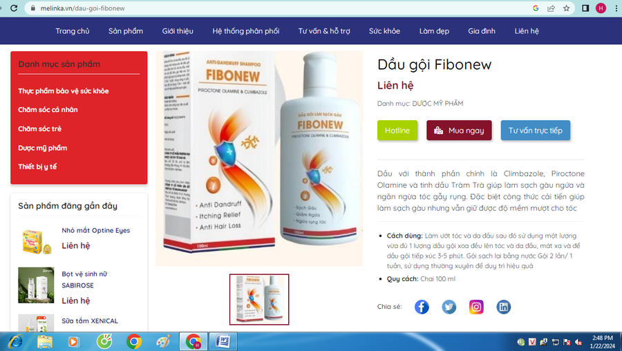 dau goi Fibonew