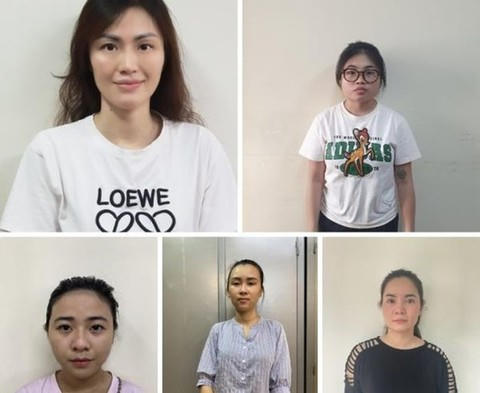 5 bị can đều là nữ bị khởi tố