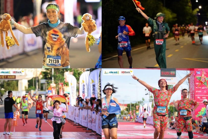 Đường chạy xanh là nơi để các runners “bung xoã” hết mình với vô vàn ý tưởng táo bạo.