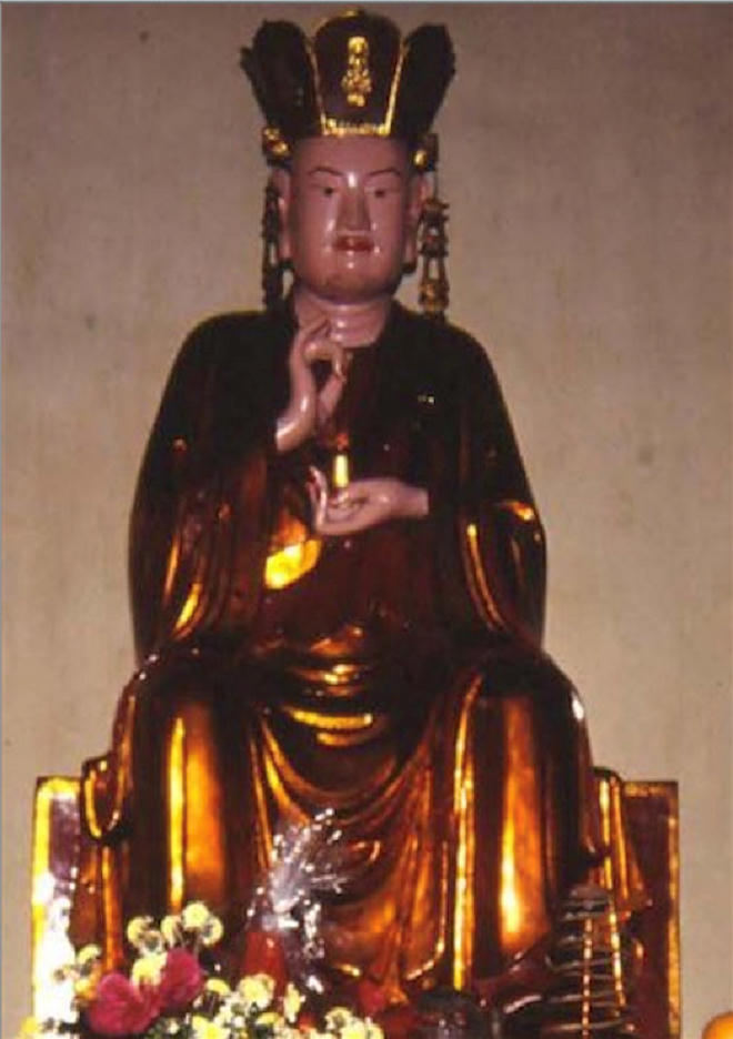 Chuyển pháp luân ấn - tượng trưng hai mặt cốt yếu vật chất và tinh thần luôn luôn bền chặt liên kết và vĩnh viễn chuyển động.