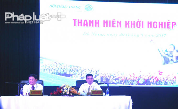 Lãnh đạo TP Đà Nẵng đối thoại cùng thanh niên khởi nghiệp.