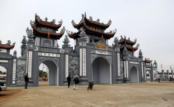 Chùa Trình nơi sẽ diễn ra Lễ khai hội xuân Yên Tử 2017.