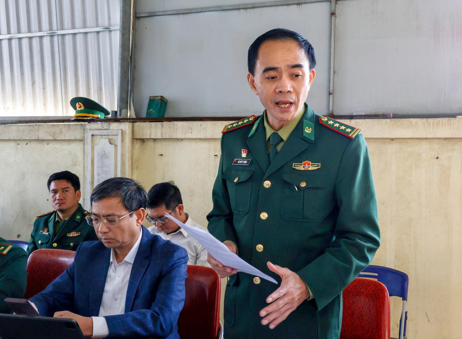 Đại tá Hồ Quyết Thắng - Tham mưu trưởng Bộ Chỉ huy Bộ đội Biên phòng tỉnh Nghệ An: Các đơn vị liên quan tăng cường kiểm tra, kiểm soát tàu cá ra vào cửa lạch, cảng cá, bến cá.