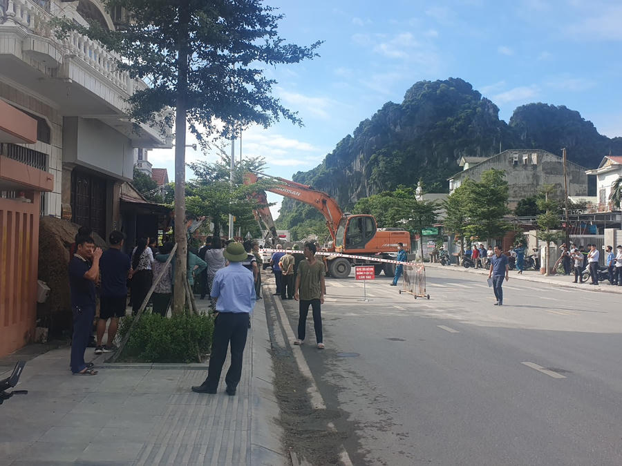 Hiện trạng khu đất với diện tích 544m2 trước khi bị cưỡng chế.